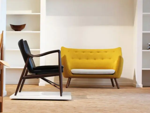 Fauteuil Poet et chaise 45 - Finn Juhl