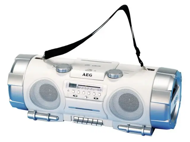 La boombox en bandoulière, version blanche - Ghetto blasters