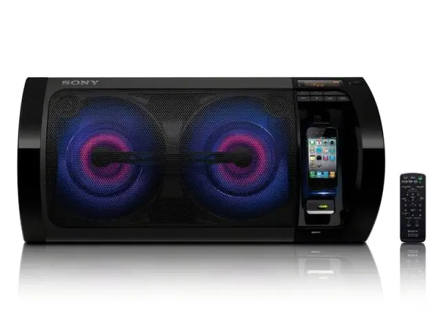 Une boombox compact et multicolore - Ghetto blasters