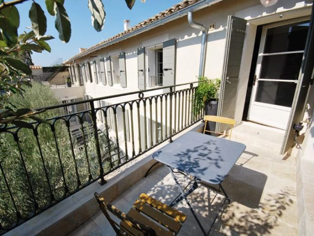 Terrasse du Loft de l'écrivain - Maison d'hôte isle sur sorgue