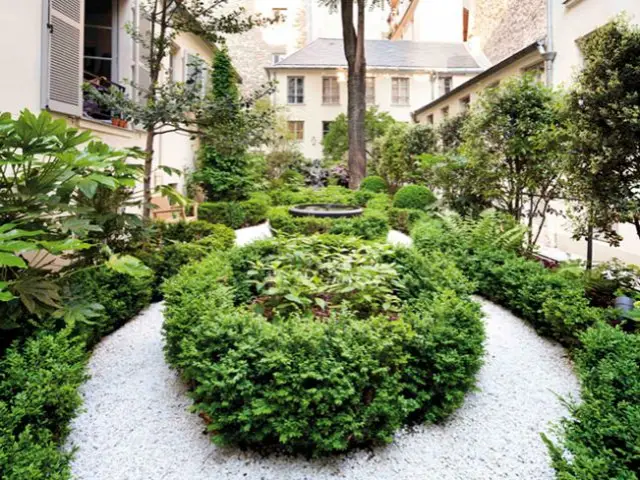 Haies et allées - Après - Jardin rue de Seine