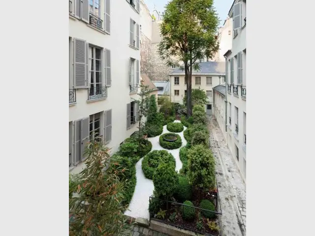 Vue du dessus - Après - Jardin rue de Seine