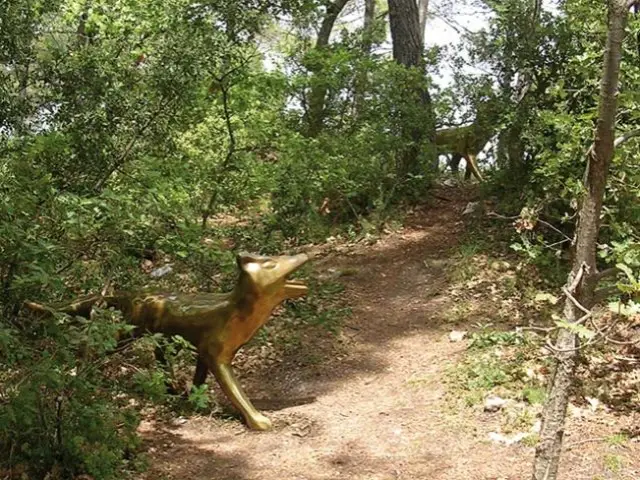 Foxes de Michael Stipe - Château La Coste - jardin