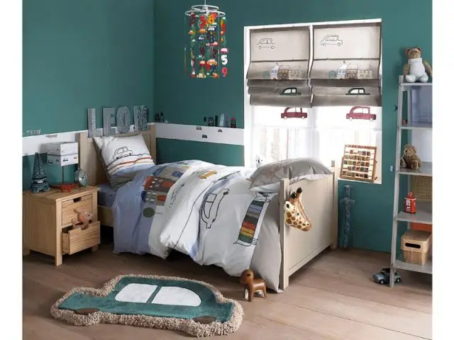 La chambre de l'amateur de voitures - 10 ambiances chambre d'enfant