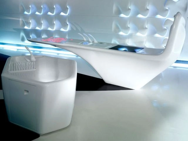 Une cuisine intelligente aux formes organiques - DuPont Corian®