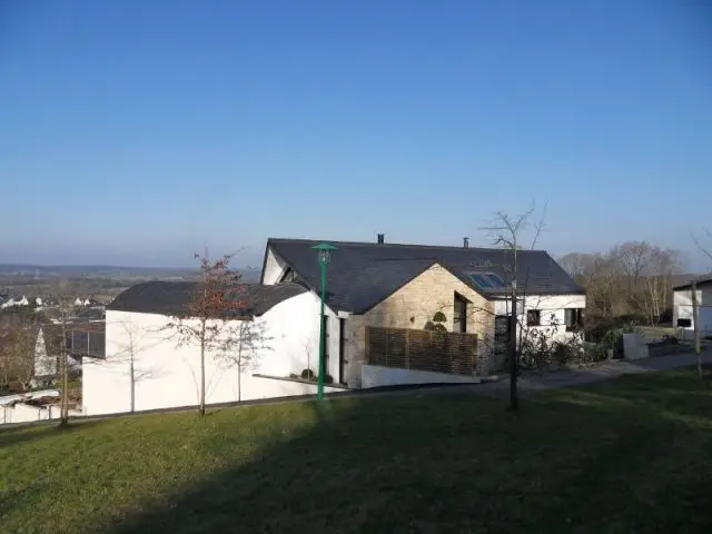 Façade sud terminée - maison bretagne-Thierry Lorand