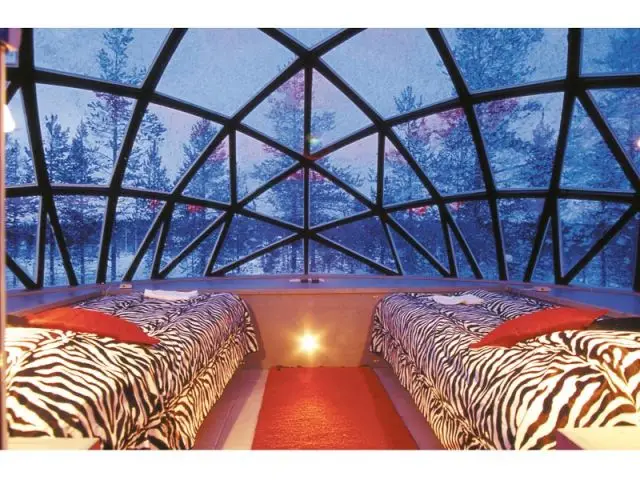 Confort à l'intérieur des igloos - Hôtel igloo