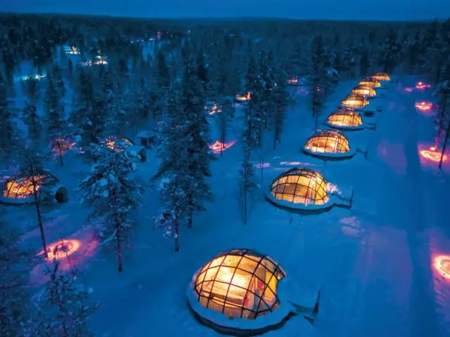 Les igloos de verre - Hôtel igloo