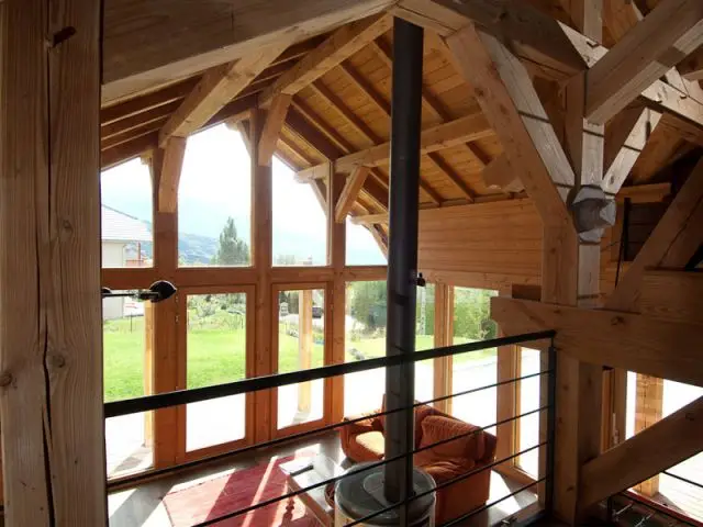 Un intérieur complètement ouvert - Chalet Bayrou