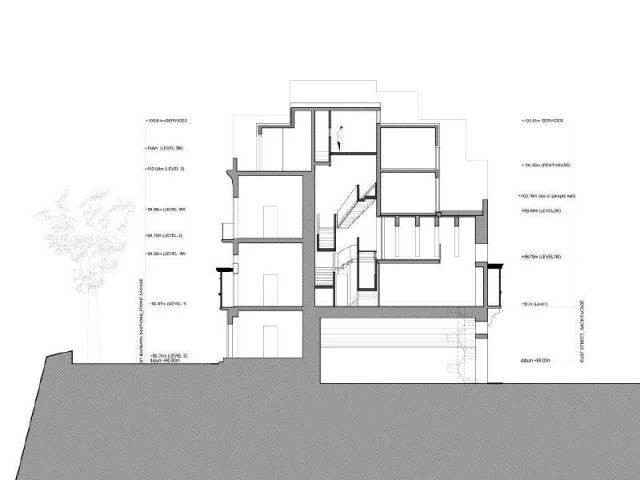 Coupe transversale - Rénovation Malte