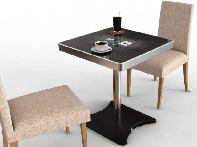 Table de restaurant tactile