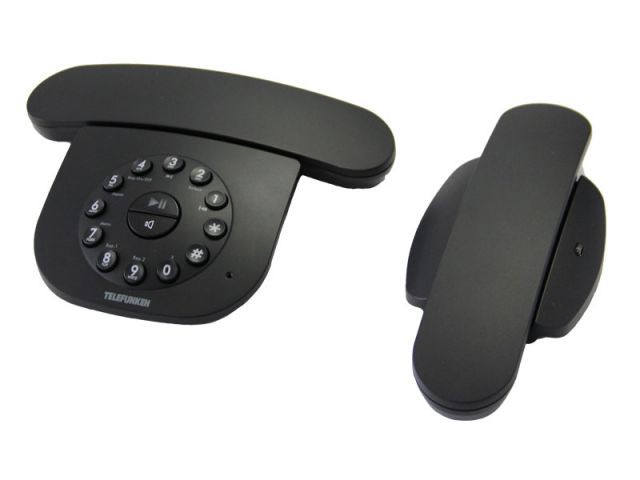 Téléphone Fixe Sans Fil Au Design Moderne Avec Répondeur Intégré