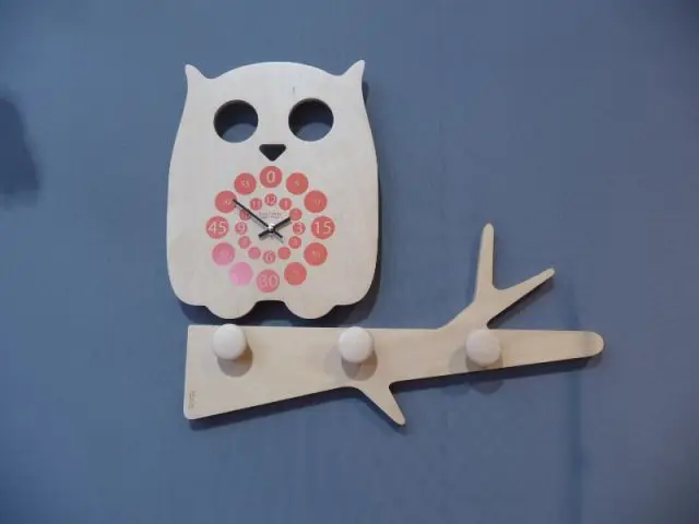 horloge hibou et sa branche