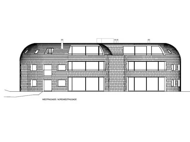 Six appartements  - Un monolithe de Zinc en Suisse