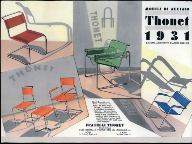 Marcel Breuer - affiche thonet