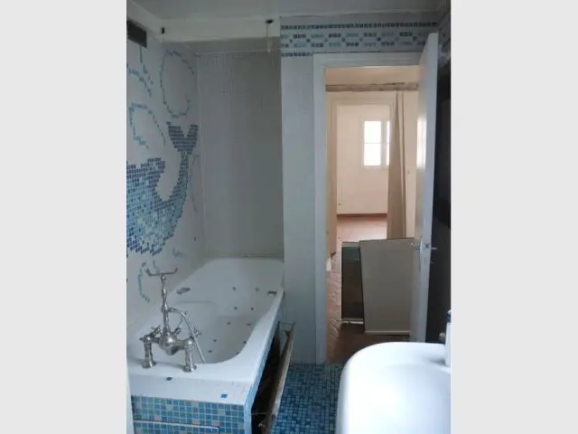 Baignoire - Avant - Avant/après duplex paris 5