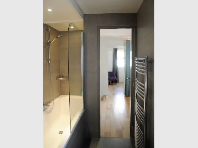 Baignoire - Après - Avant/après duplex paris 5