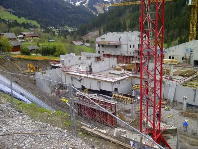 Le gros-oeuvre  - Chalet mgm à Chatel