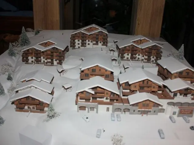 La maquette - Chalet mgm à Chatel