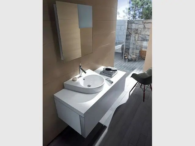 Un lavabo signé Starck qui joue sur la géométrie - ISH 2013