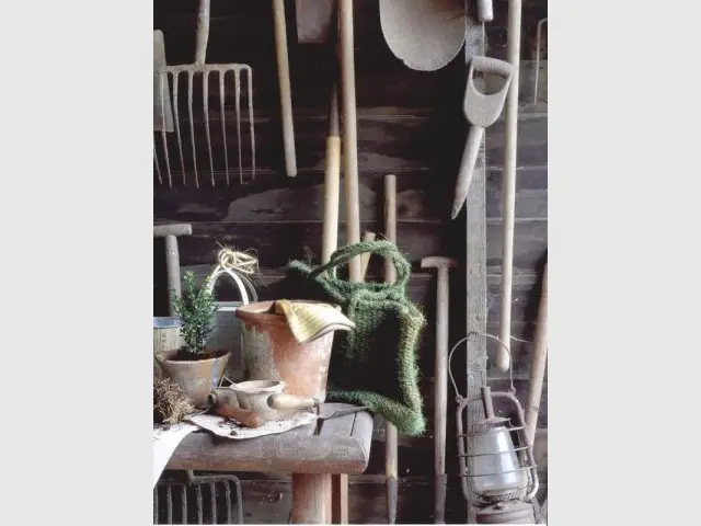 Outils anciens - jardin vintage