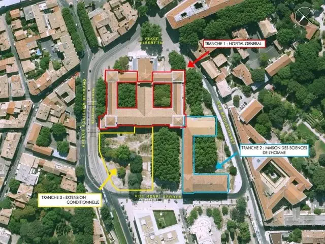 Plan masse - Campus Saint-Charles