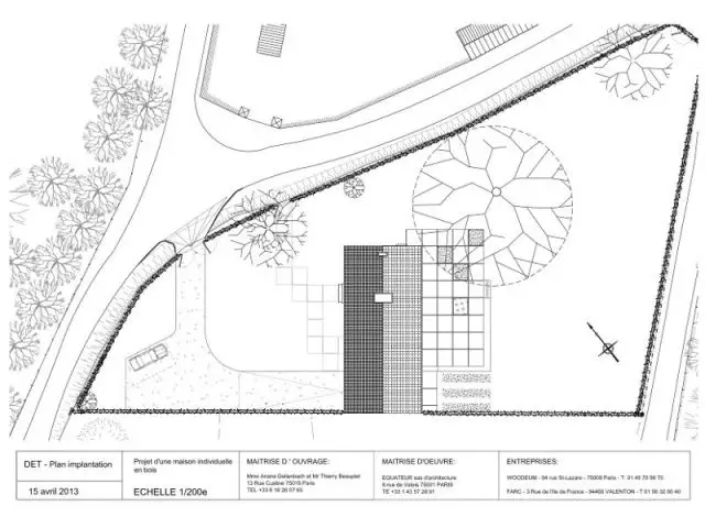 Plan masse - woodeum