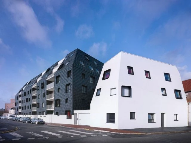 Un socle en béton - Logements Hellemmes