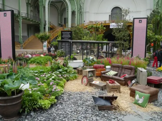 Le potager géant de Truffaut apport un bout de campagne - L'art du Jardin - Grand Palais