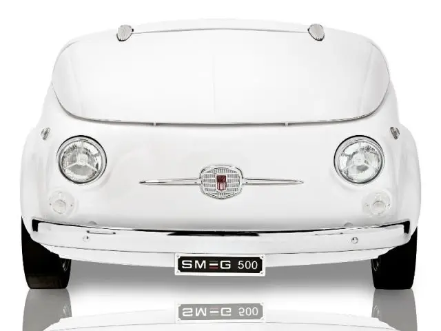 Collaboration Smeg / Fiat pour un réfrigéateur - Smeg Fiat 500