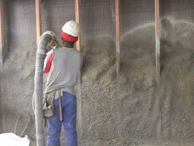 Projection de béton de chanvre - Atelier D