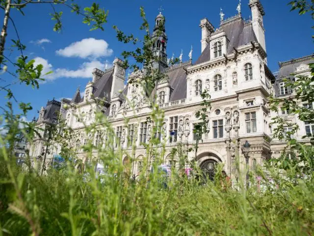 Jardin éphémère de l'hôtel de Ville