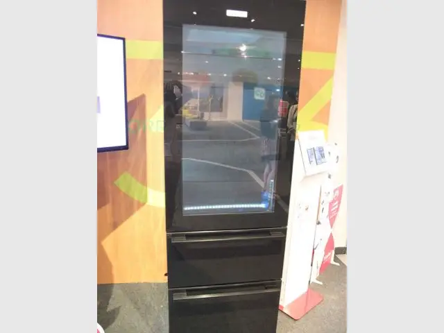 Frigo tactile Haier - expo Cetelem