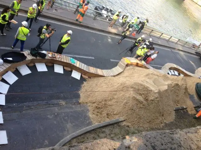 Installation de Paris Plage - Paris Plages