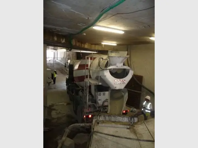 Chantier en souterrain - Tour Odéon