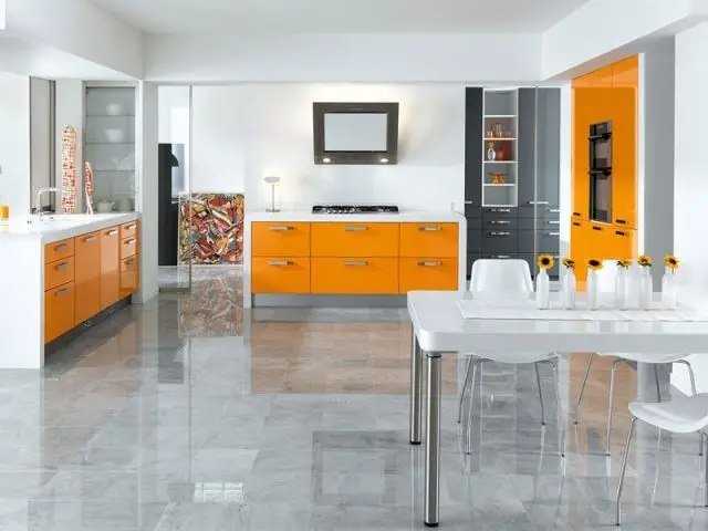 Cuisine Archos orange brillant