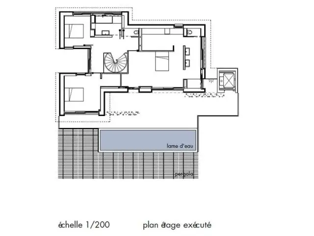 plan de l'étage actuel