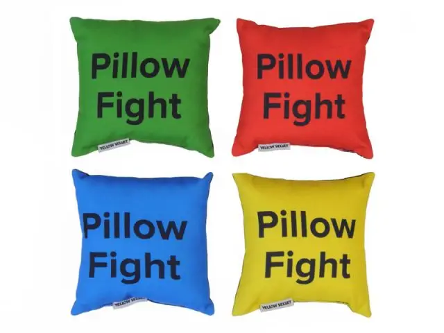 Pillow Fight - Yellow Velvet