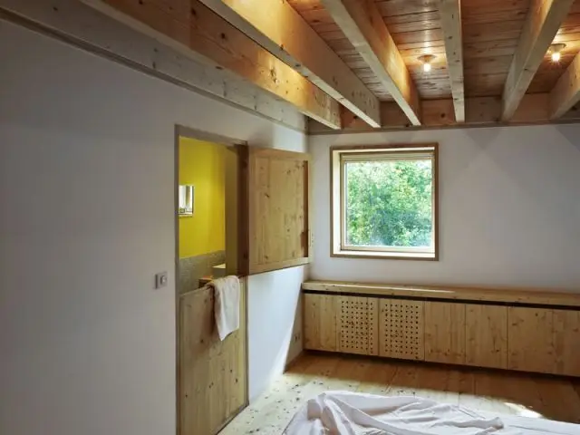 Une chambre 100% bois - Reportage Grange - Loïc Piquet