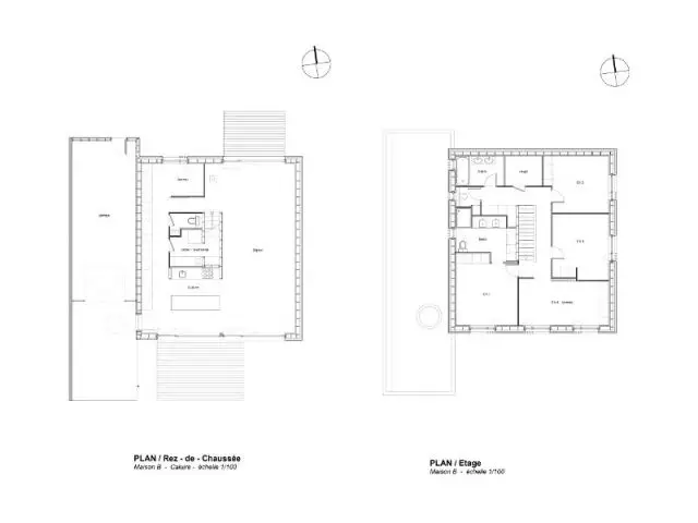 Plan - villa B