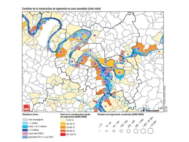 De plus en plus en de logements en zone inondable - Grande crue centennale - étude IDF par IAU