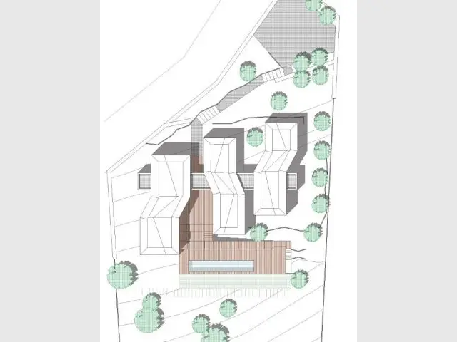 Plan de masse - Maison Nourrigat-brion