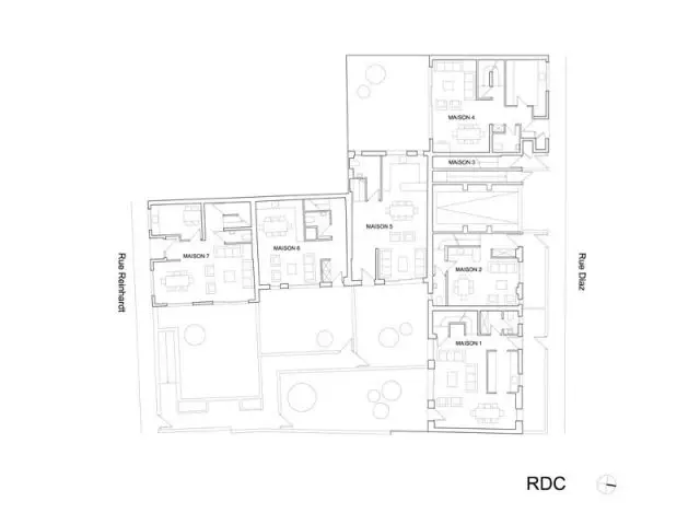 Plan du rez-de-chaussée - Maisons Boulogne Goudchaux