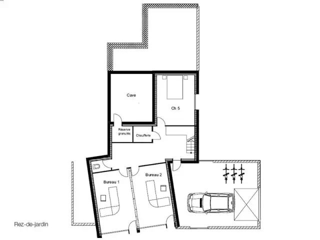 Rez-de-jardin - Réalisation bio-climatique