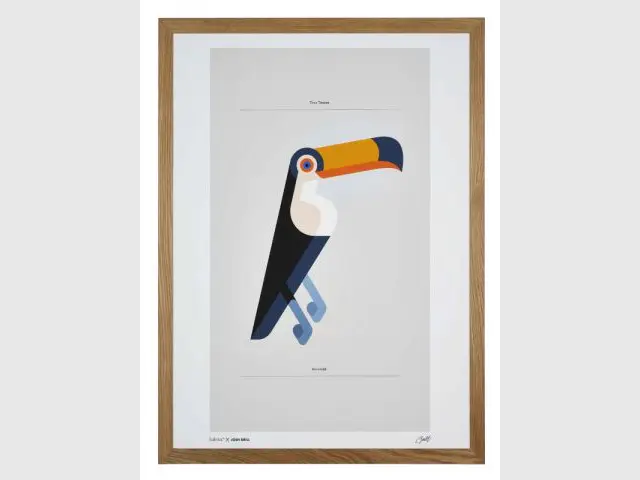 Tableau Toucan - Josh Brill pour Habitat