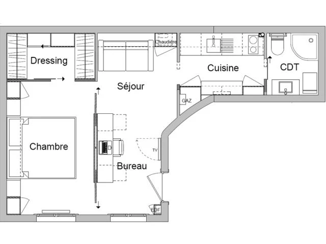 Une organisation interne complètement revue - Rénovation appartement