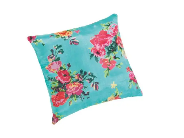 Coussin en soie ROSE ANGLAISE Waterflower - coussin Capsule