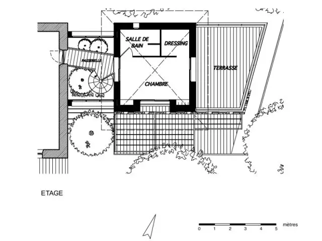 Plan de l'étage de l'extension - Extension - Jose Marcos