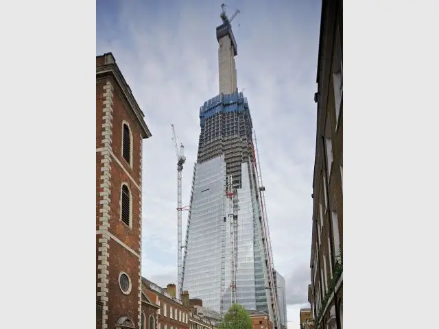 the shard construction avril 2011