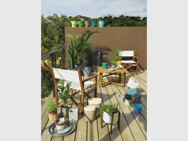 Un balcon exotique - Une sélection d'aménagements pour balcons